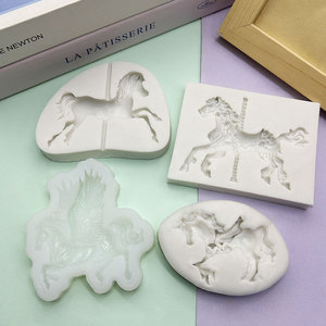Molde de Silicona para Pastel con Diseño de Caballo Volador, para Decoración de Fondant y Mousse de Chocolate, Oferta del Año del Caballo - Product Image 2