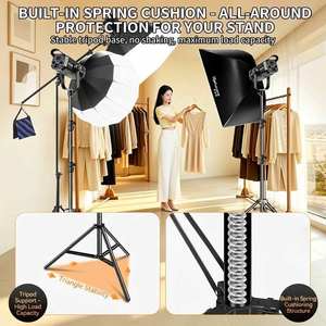 Heavy Duty Photography Light Stand Adjustable Aluminum Tripod Live Streaming Fill Light Stand Studio Flash <strong>Bracket</strong> - Product Image 5