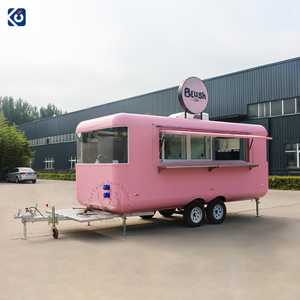 CAMPTRL Remorque alimentaire mobile personnalisée, chariot de vente de glaces, café, restauration rapide avec cuisine complète, remorque de traiteur mobile - Product Image 1