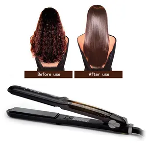 Ceramic Flat Iron Steam Flat Iron Hair Straightener Professional Flat Iron For Hair With Vapor Heat Up Fast Digital Display Ionic Ceramic Plate