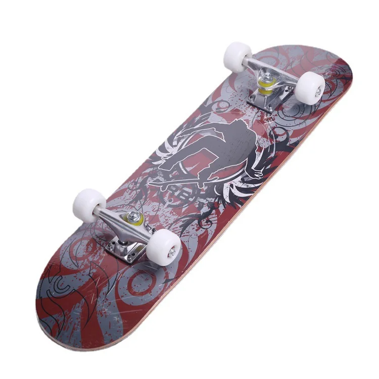 Planche à roulettes longue pour jeunes, Skateboard de Sport et personnalisé, offre spéciale,