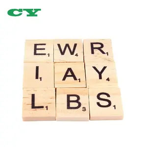 Di alta Qualità Scrabble Lettere per Artigianato Artigianato Scrapbooking Legno Mattonelle di Scrabble