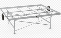Serre hydroponique banc roulant Agriculture croissante bancs de Table basse et reflux accessoires de plateau d'inondation hydroponique plastique ABS
