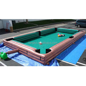 Table de billard géante gonflable pour fêtes et jeux sportifs, incluant le snooker, le football et le soccer - Product Image 1
