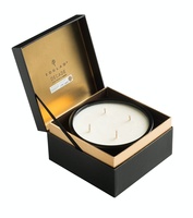 Boîte-cadeau vide pour bougie parfumée de petite taille sur mesure, emballages de luxe pour bougies