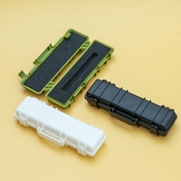 Boîte de rangement étanche en plastique solide, camouflage blanc-vert, étui tactique pour stylo, étui pour fusil, boîtes pour stylo à action à ressort