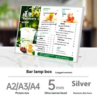 Caja De Luz Publicidad Con Painel LED Menu - Ldeal Para Restaurantes/Negocios