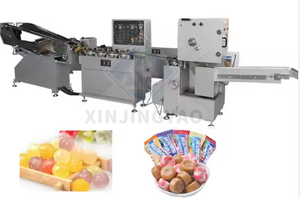 Máy làm kẹo dẻo mềm tự động <span class=keywords><strong>mini</strong></span> thương mại XINJINGYAO, công suất 100~600kg/h - Product Image 2