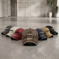 Casquette de baseball en coton délavé avec logo OEM/ODM personnalisé, motif flamme brodé, fabrication usine, streetwear, extérieur, faible MOQ, livraison rapide