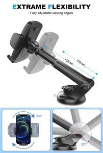 <span class=keywords><strong>Supporto</strong></span> Magnetico Universale per Telefono da Auto con Tracciamento Intelligente a 360 Gradi, Portatile per Cruscotto e Parabrezza - Product Image 4