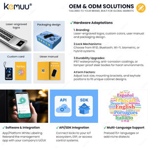 نظام قفل ذكي للخزائن برمز رقمي وتقنية NFC وRFID، مناسب للصالات الرياضية والمكاتب والأثاث والأدراج، مع مقبض كهربائي TTlock - Product Image 6