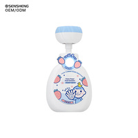 Désinfectant liquide moussant pour les mains pour enfants, 300 ml/8,45 fl oz, parfum floral, pour peaux sensibles, hydratant, nettoyage en profondeur, organique, à l'acide hyaluronique