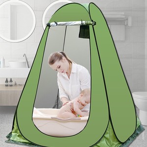 Tente de change pour bébé, tente pop-up pour la douche, 120x120x190 cm, imperméable, pour le bain, les toilettes, utilisation en extérieur - Product Image 1