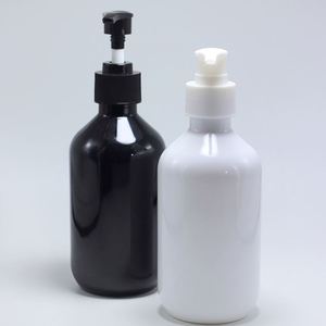Custom 100ml 200ml 300ml 400ml 500ml Amber Green Transparent Plastic PET Shampoo <b>Bottle</b> Hair <b>Oil</b> <b>Bottle</b> With Lotion Pump - Product Image 2