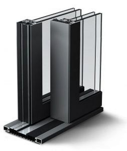 Perfil de Aluminio para Puertas de Vidrio en Edificios Residenciales y Comerciales, Aluminio CNW OEM con Acabado de Fábrica y Recubrimiento en Polvo - Product Image 5