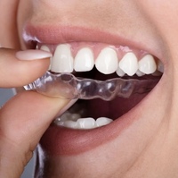 Emballage personnalisable en EVA pour gouttière dentaire, protège-dents blanchissant, en PP bleu, emballage en boîte couleur pour appareils dentaires