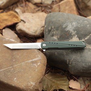 Lưỡi thép không gỉ màu xanh lá cây mỏng G10 túi gấp chiến thuật dao - Product Image 6