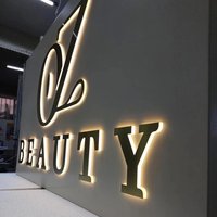 Panneau publicitaire LED extérieur personnalisé, étanche, avec lettres lumineuses, signalétique publicitaire, panneau d'affichage pour porte de magasin