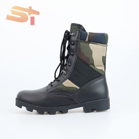 Bottes tactiques SIKE High-Top Randonnée en plein air et entraînement dans le désert Jungle Cross-Country en cuir de haute qualité pour les fans