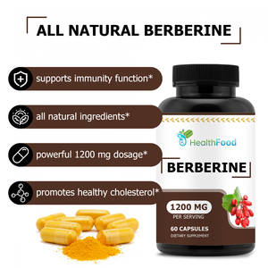 Cápsulas de Berberina Directas de Fábrica con Berberina HCI que Ayudan a Mantener el Bienestar General y la Energía Diaria - Product Image 5