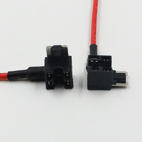 Fusibles de Perfil Bajo, Agregar un Circuito, Estándar ATO, Tipo Mini Micro Blade, Portafusibles para Automóvil, Adaptador de Circuito Dual