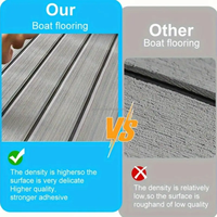 Tapis de sol marin antidérapant en mousse pour bateau, design graphique moderne, 1200 mm x 2400 mm