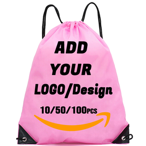 Custom Foldable Portable Reusable Waterproof <b>Drawstring</b> <b>Backpack</b> with Large Capacity for Swimming Soccer - Product Image 5