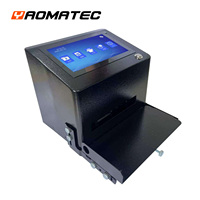 Imprimante jet d'encre de bureau statique Yaomatec 12,7 mm avec écran 7 pouces de haute qualité pour le codage de date et de logo sur emballages plastiques