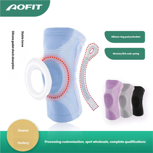 Genouillère de protection professionnelle unisexe pour le sport, le basketball et la course, avec stabilisateurs latéraux pour déchirure du ménisque - Product Image 5