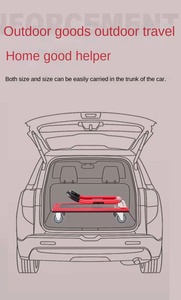 Carretilla de Mano Plegable de Hierro Resistente con Cuatro Ruedas, Carro de Transporte Pequeño, Plataforma, Herramientas de Compra <span class=keywords><strong>OEM</strong></span>, Carretilla para Equipaje - Product Image 3