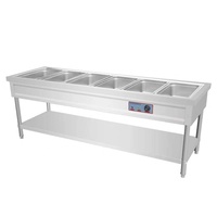 Équipement de buffet électrique, présentoir chauffant pour aliments, comptoir chauffant pour aliments