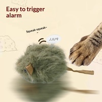 Jouet pour chat, souris en peluche, induction intelligente, lumière tactile, simulation sonore, rembourrage en coton PP, modèle de hauteur 11CM-30CM, LS001, vente en gros