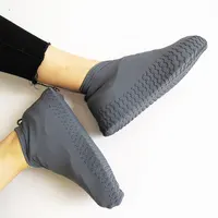 공장 도매 비 부팅 사이클링 정전기 방지 재사용 부직포 안티 슬립 skidproof 실리콘 신발 커버