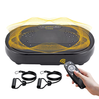 Plateforme vibrante de fitness pour la perte de poids, machine électrique Crazy Fit pour massage et entraînement du corps entier