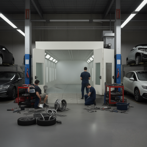 Cabine de <span class=keywords><strong>peinture</strong></span> automobile électrique robuste de 20 kW avec éclairage LED et température de cuisson de 80°C pour atelier 4S et réparation de <span class=keywords><strong>peinture</strong></span> automobile - Product Image 6