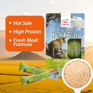 無料サンプルあり ウェットキャットフード 高タンパク質キャットストリップス キャットクリーミートリーツ 卸売 大量販売 OEM ODM サービス - Product Image 1