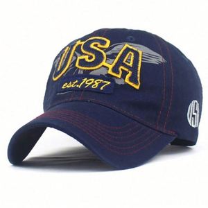 Casquette de baseball brodée personnalisée pour hommes et femmes, casquette de sport vintage usée - Product Image 3
