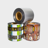 Film laminé PE PET rouleau de film plastique personnalisé rouleau de film d'emballage flexible de bonbon croustilles de pomme de terre pour l'emballage alimentaire