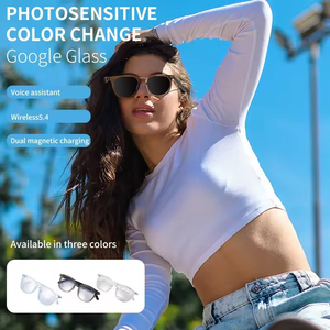 Gs07 Smart Glasses with <b>bluetooth</b> ColorchangingSunglasses Smart Glasses Ai Anti-Blue Light Sunglasses Men Women Sport Sunglasses - Product Image 3