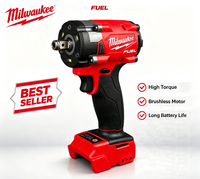 Clé à chocs sans fil 18V FUEL M18 à moteur sans balais, 1/2 pouce, pour travaux de réparation domestiques et bricolage, modèle Milwaukee, la plus vendue