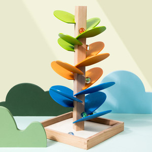 Jouets éducatifs sensoriels en bois pour enfants Montessori, fabriqués en usine, avec des billes de macaron, une piste musicale, des <span class=keywords><strong>jeux</strong></span> d'arbre, <span class=keywords><strong>cadeaux</strong></span> pour les garçons et les filles - Product Image 6