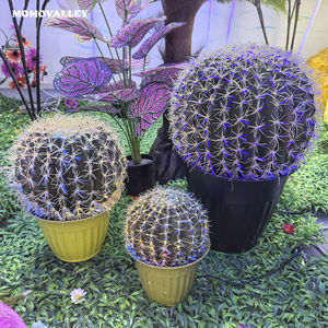 Decoraciones Elegantes para Fiesta <span class=keywords><strong>de</strong></span> Navidad Momovalley, Lámpara <span class=keywords><strong>de</strong></span> Fibra Óptica LED <span class=keywords><strong>con</strong></span> Forma <span class=keywords><strong>de</strong></span> <span class=keywords><strong>Cactus</strong></span>, Resistente a los Rayos UV, Ecológica, Artificial - Product Image 2