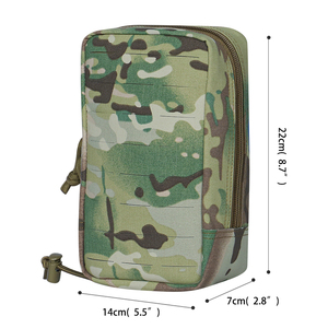 กระเป๋าปฐมพยาบาล EDC แบบยุทธวิธี MOLLE กระเป๋าอเนกประสงค์สำหรับใส่เครื่องประดับ กระเป๋าคาดเอวสำหรับกิจกรรมกลางแจ้ง CS กีฬา และการจัดเก็บ - Product Image 2