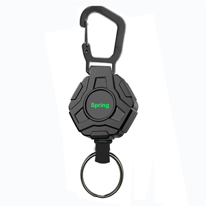 Longe porte-clés rétractable robuste avec pince de ceinture antivol mousqueton télescopique suspendu porte-clés porte-Badge accessoires - Product Image 4
