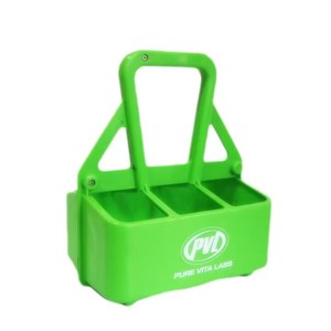 Khuyến Mại Nhựa Đỏ Đen Màu Xanh Đầy Màu Sắc Gấp 4/6 Chai Bia Giỏ Bia Chai Tàu Sân Bay Với Chủ - Product Image 2