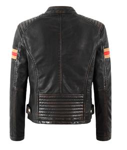 Veste pour femme en cuir Nappa noir vintage 100% authentique, finition vintage, quincaillerie premium, fermeture éclair YKK, marque privée, vente en gros - Product Image 4