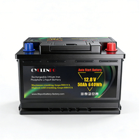Baterai Starter Otomotif LiFePO4 12.8V 100Ah Langsung dari Pabrik dengan 400CCA 600A Peaked Discharge Garansi 2 Tahun 6000 Siklus