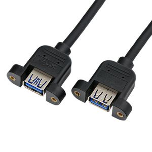 สายต่อขยาย USB 3.0 หญิงต่อหญิง 2 พอร์ต ทองแดงเคลือบดีบุก ตัวเชื่อมต่อการถ่ายโอนข้อมูลความเร็วสูง - Product Image 3