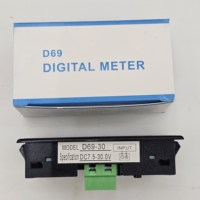 Voltmètre numérique DC7.5-30V DC D69-30, affichage numérique, tête de compteur numérique, écran LCD, deux lignes