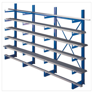 Estante de almacenamiento de metal de acero resistente de almacén Popular estante voladizo apilable de fábrica competitiva confiable de China